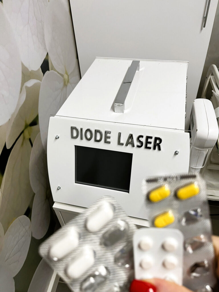 Leki a depilacja laserowa
