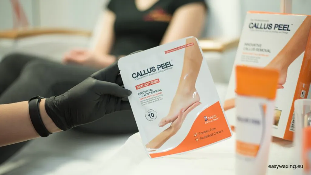 Acid based pedicure – Callus Peel